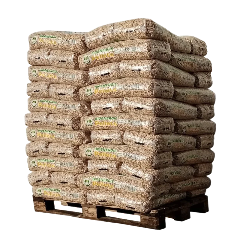 Pellet Bio Energy – Palete de 66 sacos de 15 kg